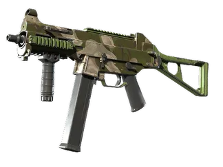 UMP-45 | Green Swirl (Field-Tested)