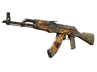 StatTrak™ AK-47 | Searing Rage (Battle-Scarred)