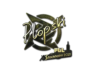 Sticker | Plopski (Gold)