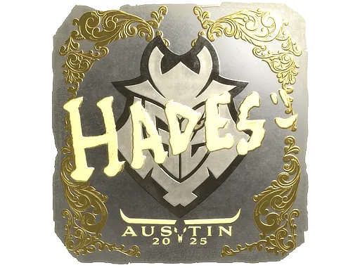 Sticker | hades (Gold) | Austin 2025