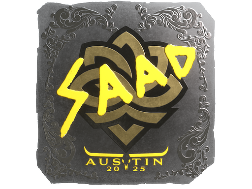 Sticker | saadzin (Foil) | Austin 2025