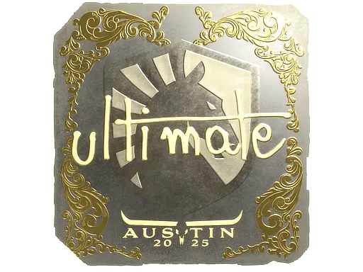 Sticker | ultimate (Gold) | Austin 2025