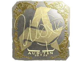 Sticker | woxic (Gold)