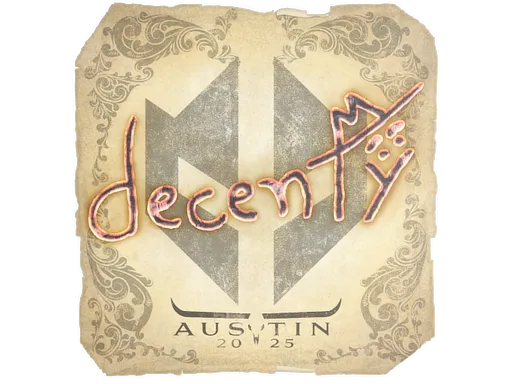 Sticker | decenty | Austin 2025