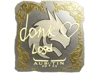 Sticker | donk (Gold)
