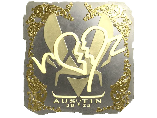 Sticker | ropz (Gold) | Austin 2025