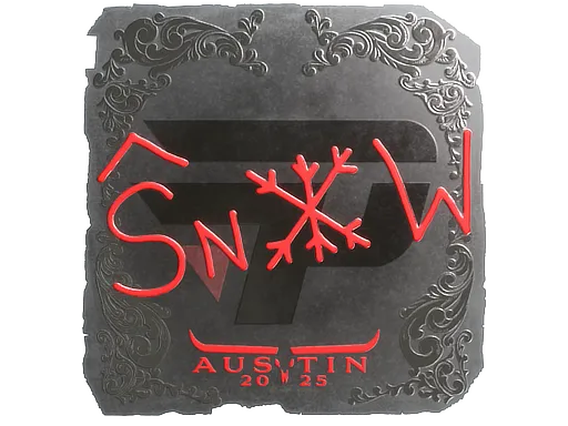 Sticker | snow (Foil) | Austin 2025
