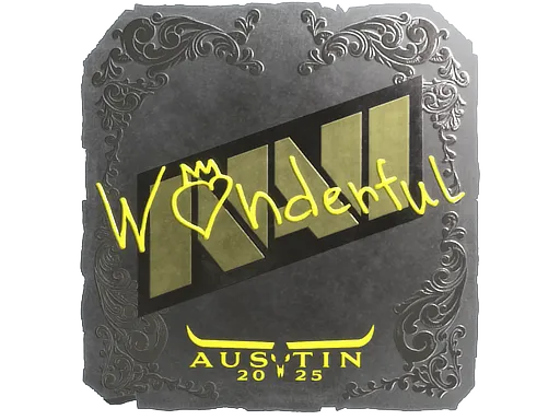 Sticker | w0nderful (Foil) | Austin 2025
