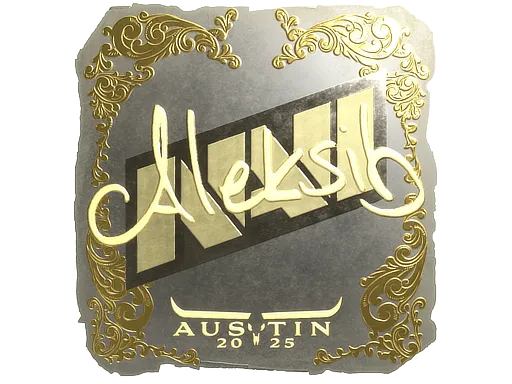 Sticker | Aleksib (Gold) | Austin 2025