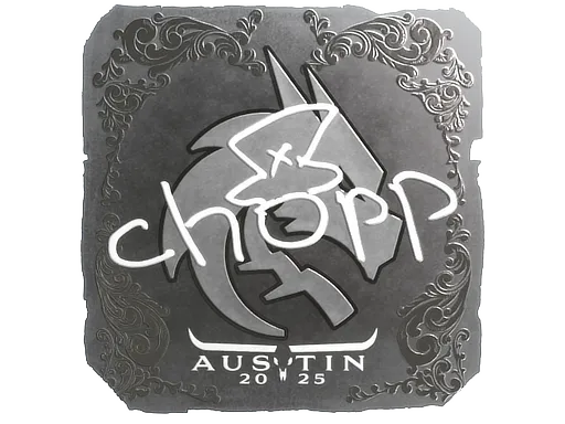 Sticker | chopper (Foil) | Austin 2025