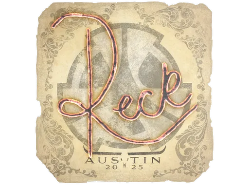 Sticker | reck | Austin 2025