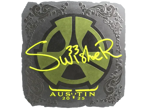 Sticker | Swisher (Foil) | Austin 2025