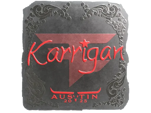 Sticker | karrigan (Foil) | Austin 2025