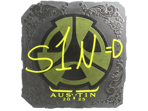 Sticker | s1n (Foil) | Austin 2025
