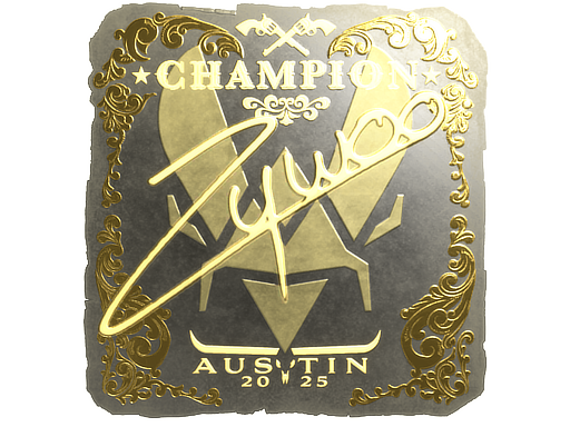 Sticker | ZywOo (Gold, Champion) | Austin 2025