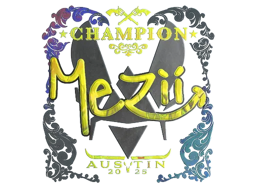 Sticker | mezii (Holo, Champion) | Austin 2025