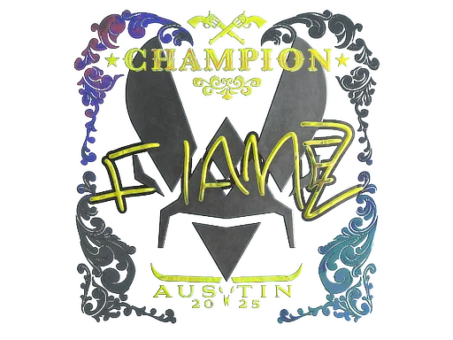 Sticker | FlameZ (Holo, Champion) | Austin 2025