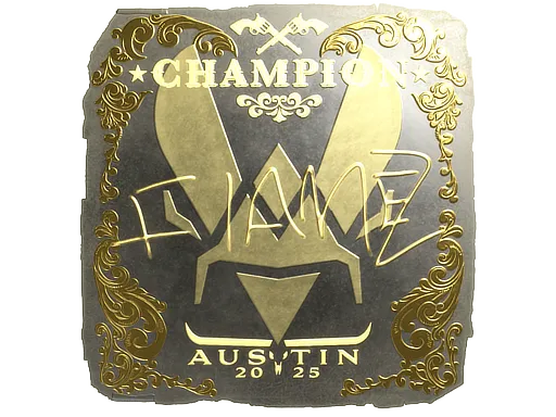 Sticker | FlameZ (Gold, Champion) | Austin 2025