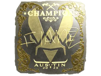 Sticker | FlameZ (Gold, Champion)