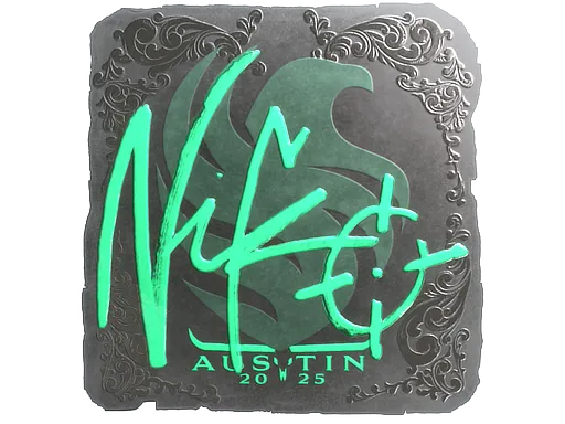 Sticker | NiKo (Foil) | Austin 2025