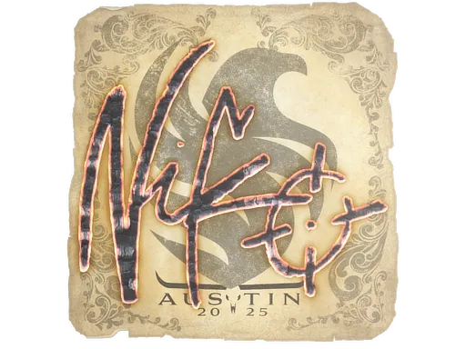 Sticker | NiKo | Austin 2025