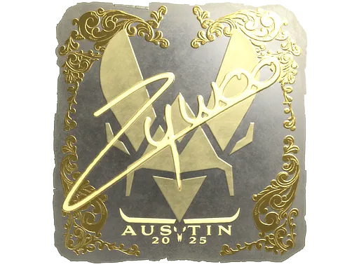 Sticker | ZywOo (Gold) | Austin 2025