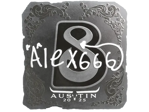 Sticker | alex666 (Foil) | Austin 2025