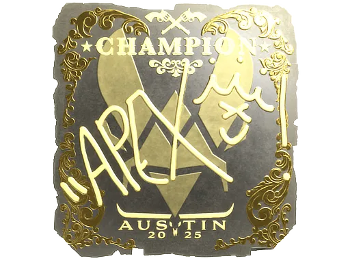Sticker | apEX (Gold, Champion) | Austin 2025
