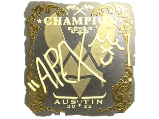 Sticker | apEX (Gold, Champion)