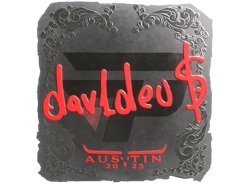 Sticker | dav1deuS (Foil) | Austin 2025