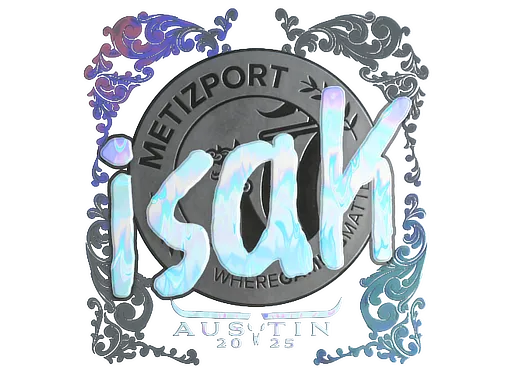 Sticker | isak (Holo) | Austin 2025