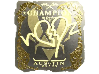 Sticker | ropz (Gold, Champion)