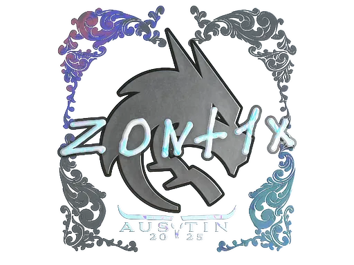 Sticker | zont1x (Holo) | Austin 2025