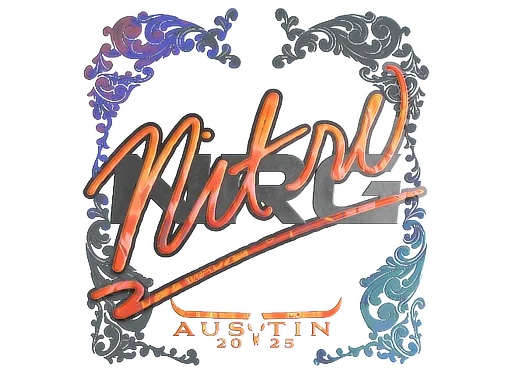 Sticker | nitr0 (Holo) | Austin 2025