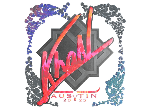 Sticker | khaN (Holo) | Austin 2025