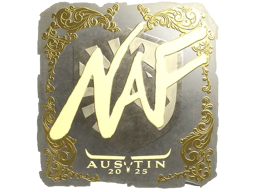 Sticker | NAF (Gold) | Austin 2025