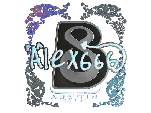 Sticker | alex666 (Holo) | Austin 2025