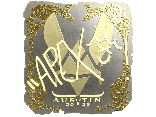 Sticker | apEX (Gold) | Austin 2025