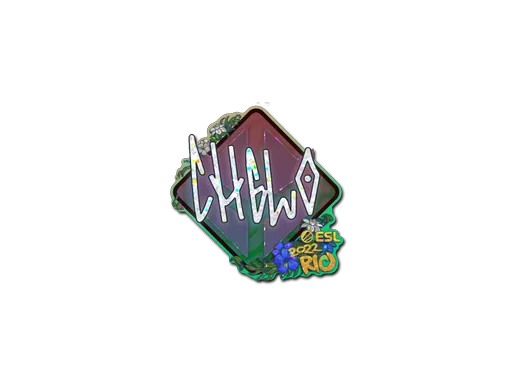 Sticker | chelo (Glitter) | Rio 2022