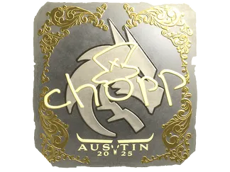 Sticker | chopper (Gold)