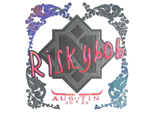 Sticker | riskyb0b (Holo) | Austin 2025