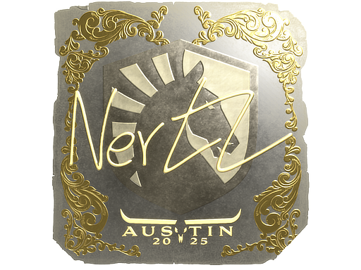 Sticker | NertZ (Gold) | Austin 2025