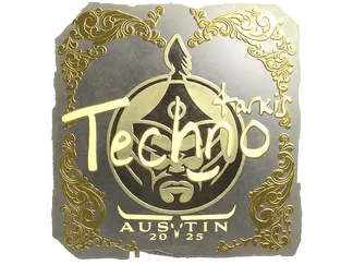 Sticker | Techno4K (Gold)