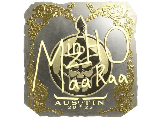 Sticker | mzinho (Gold) | Austin 2025