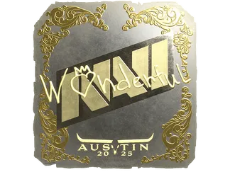 Sticker | w0nderful (Gold)