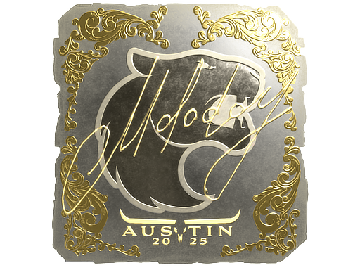 Sticker | molodoy (Gold) | Austin 2025