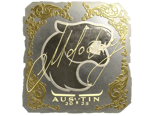 Sticker | molodoy (Gold) | Austin 2025