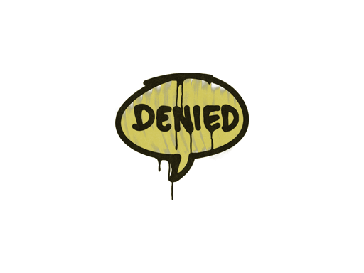 Sealed Graffiti | Denied (Tracer Yellow)