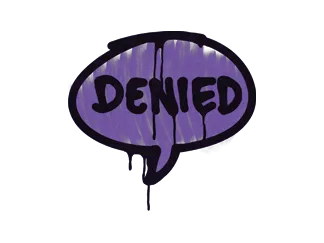 Sealed Graffiti | Denied (Monster Purple)