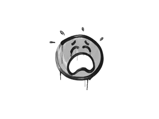 Sealed Graffiti | QQ (Shark White)